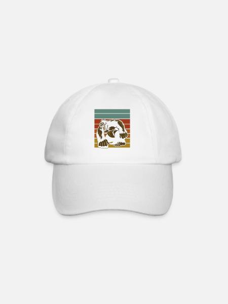 Gorilla - Baseballkappe - Weiß/Weiß