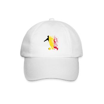 Nationalmannschaft Belgien Fußball Weltmeister - Baseballkappe - Weiß/Weiß - Vorne