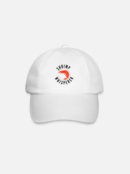 Shrimp Whisperer - Angelliebhaber - Baseballkappe - Weiß/Weiß