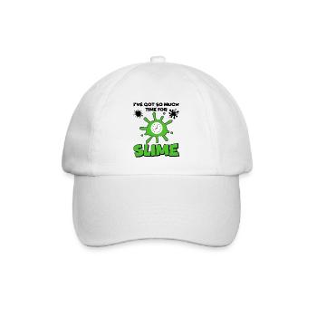 Slime Time Dripping Slime Drip Gear Slime Maker - Baseballkappe - Weiß/Weiß - Vorne