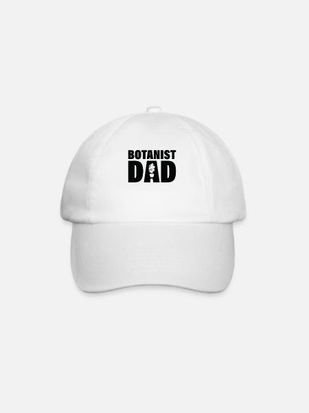 Job - Botaniker Vater - Baseballkappe - Weiß/Weiß
