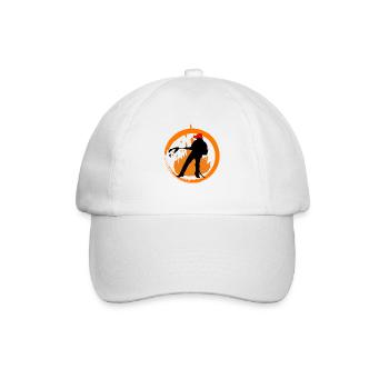 Feuerwehrmann - Baseballkappe - Weiß/Weiß - Vorne