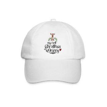 Lustige Geschenke für Granny zu Weihnachten - Baseballkappe - Weiß/Weiß - Vorne