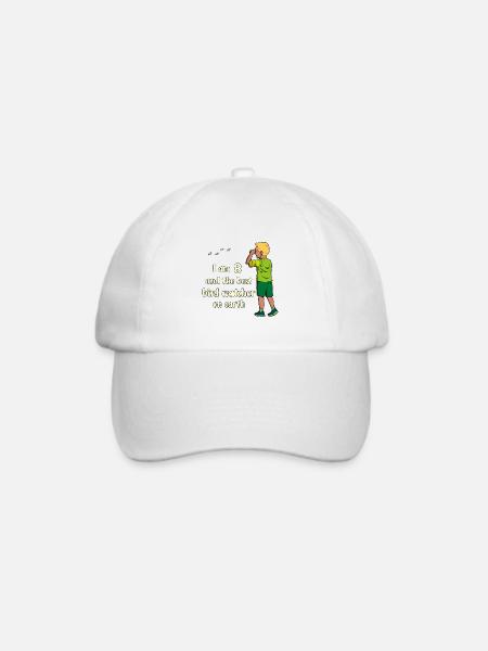 Ich bin 8 - Jungen Vogelbeobachtung - Baseballkappe - Weiß/Weiß