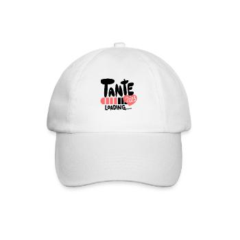 Tante 2023 - Tante werden - Tante Geschenk - Baseballkappe - Weiß/Weiß - Vorne