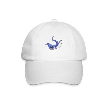 Stachelrochen - Baseballkappe - Weiß/Weiß - Vorne