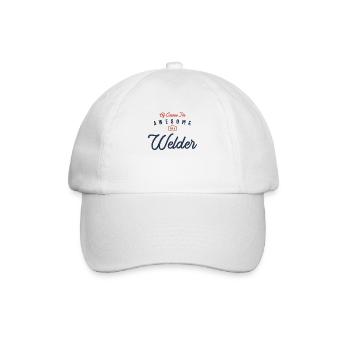 Schweißer Beruf - Baseballkappe - Weiß/Weiß - Vorne