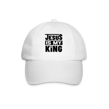 Christentum Jesus Religion Glaube Kreuz Gebet - Baseballkappe - Weiß/Weiß - Vorne