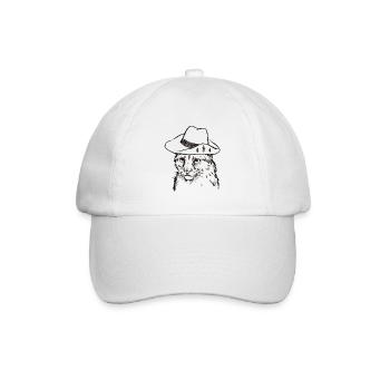 Luchs Cowboy - Baseballkappe - Weiß/Weiß - Vorne