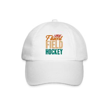 Mannschaftssport Feldhockey Feldhockey Spiel Gesch - Baseballkappe - Weiß/Weiß - Vorne
