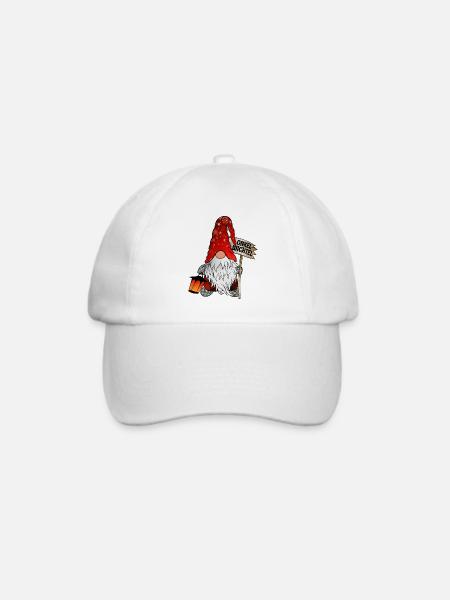 Onkel Wichtel Weihnachts Zwerg - Baseballkappe - Weiß/Weiß