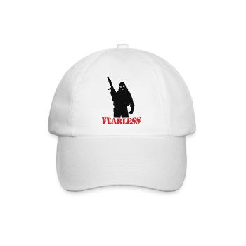 fearless - Baseballkappe - Weiß/Weiß - Vorne