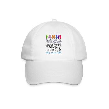 Familienurlaub 2023 Urlaub Sommer Makin Erinnerungen - Baseballkappe - Weiß/Weiß - Vorne