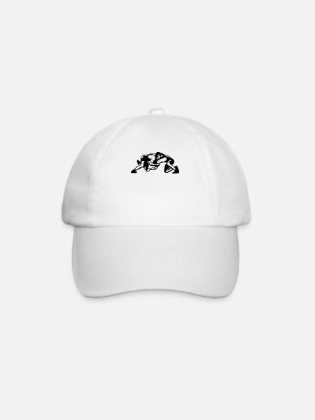 Wrestling Ringer - Baseballkappe - Weiß/Weiß