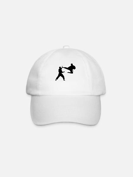 Karate MMA - Baseballkappe - Weiß/Weiß
