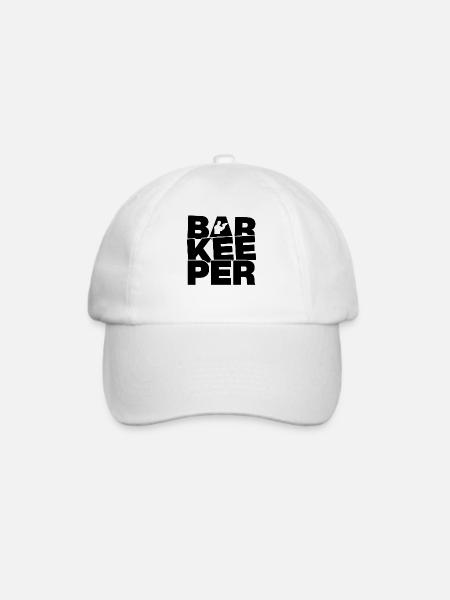 Beruf Arbeit - Barkeeper - Baseballkappe - Weiß/Weiß