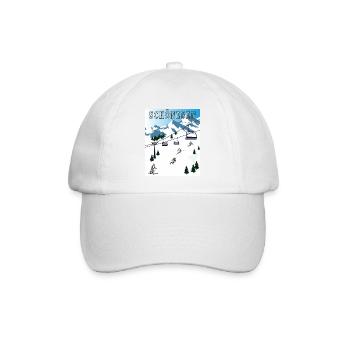 SCHI FAHREN SCHÖNEBEN - Baseballkappe - Weiß/Weiß - Vorne