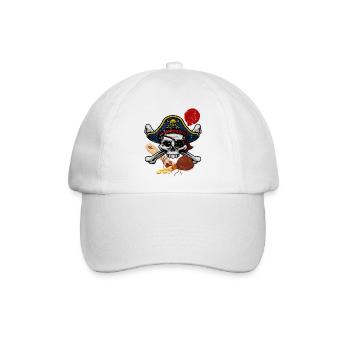 PIRAT | Pirates 2023 Fashion Design Trend - Baseballkappe - Weiß/Weiß - Vorne