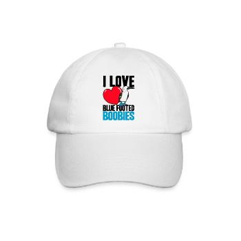 Tölpelvogel Seevogel Tölpel Geschenk - Baseballkappe - Weiß/Weiß - Vorne
