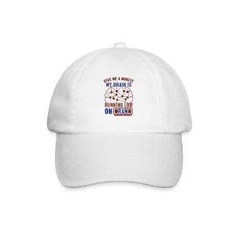 Lustiger IT-Support - Baseballkappe - Weiß/Weiß - Vorne