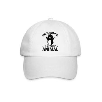 Murmeltier Nagetier Murmeltiertag Tiere - Baseballkappe - Weiß/Weiß - Vorne