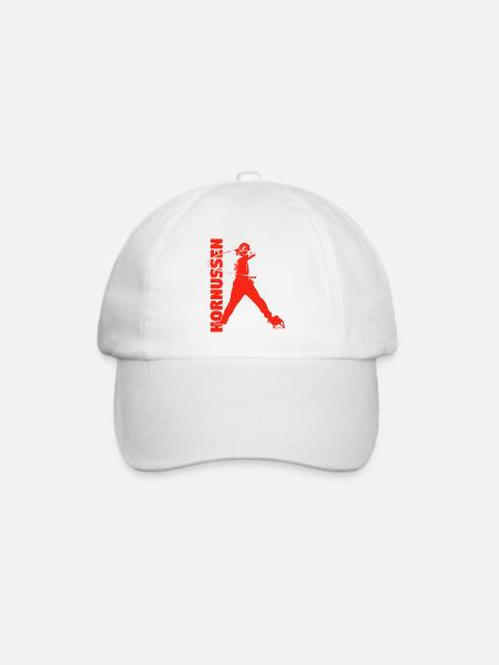 Hornussen - Baseballkappe - Weiß/Weiß