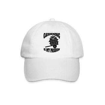 Hobbygärtner Garten Obstgarten Gärtner Geschenk - Baseballkappe - Weiß/Weiß - Vorne