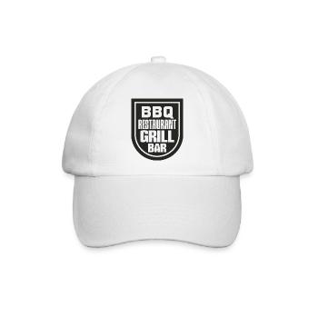 BBQ RESTAURANT GRILL BAR - Baseballkappe - Weiß/Weiß - Vorne