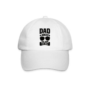 Welt bester Papa Vater Paare Paar Eltern Dad daddy - Baseballkappe - Weiß/Weiß - Vorne