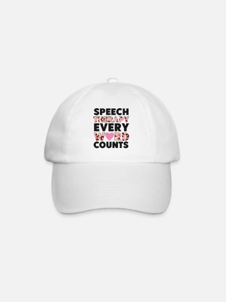 Speech Therapist Therapy Assistant - Baseballkappe - Weiß/Weiß