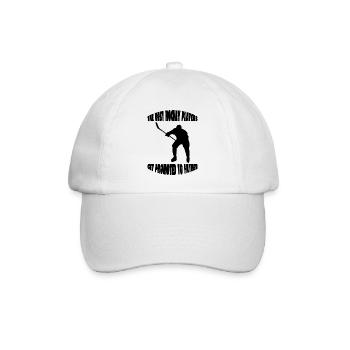 Eishockeyspieler Eishockey Hockeyfan Eishockeyteam - Baseballkappe - Weiß/Weiß - Vorne