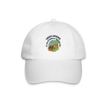 Tomato Gardening Lover Lustiger Gärtner - Baseballkappe - Weiß/Weiß - Vorne