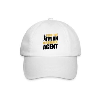 Versicherungsagent Gutachter Versicherungsmakler - Baseballkappe - Weiß/Weiß - Vorne