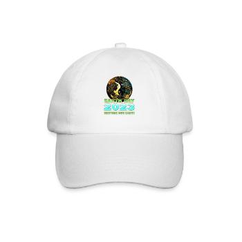 Wiederherstellung unserer Erde - Tag der Erde für Umweltschützer - Baseballkappe - Weiß/Weiß - Vorne