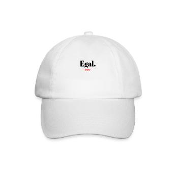 Ist mir egal - Egal ist 88 - Ist doch egal - Baseballkappe - Weiß/Weiß - Vorne