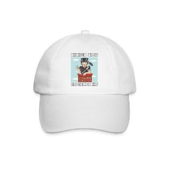 SCHLOTFEGER KEHREN UND MESSEN - Baseballkappe - Weiß/Weiß - Vorne
