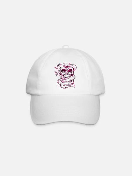 Schlange Polnisch V3 - Baseballkappe - Weiß/Weiß