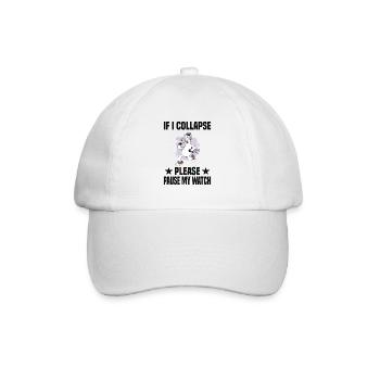 Laufen Joggen Jogger - Baseballkappe - Weiß/Weiß - Vorne