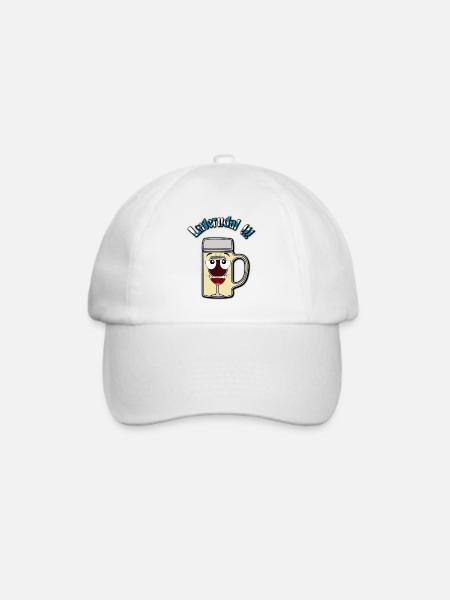 Laternenmaß / Laterne / Laterndal V2 - Baseballkappe - Weiß/Weiß