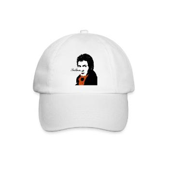 Beethoven - Baseballkappe - Weiß/Weiß - Vorne