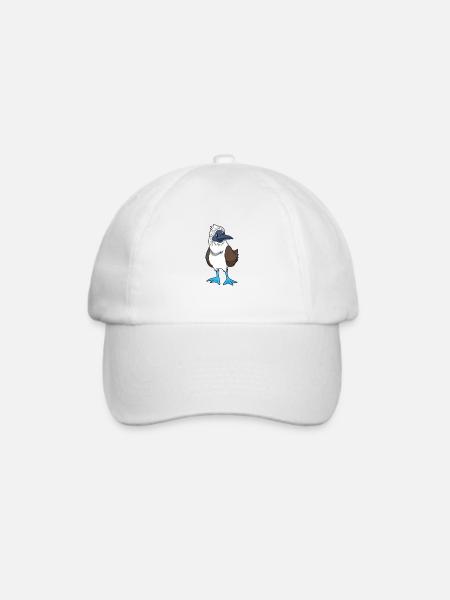 Kawaii Blaufußtölpel - Baseballkappe - Weiß/Weiß