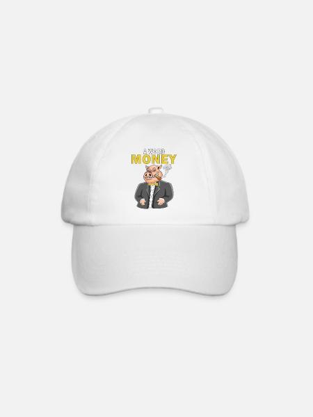 A WORD MONEY - Baseballkappe - Weiß/Weiß