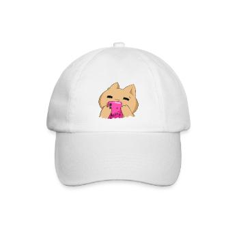 Meow - Baseballkappe - Weiß/Weiß - Vorne