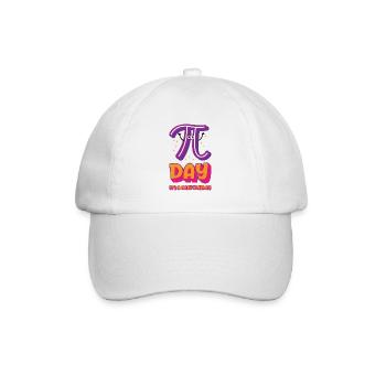 Pi-Tag Mathematik Feiertag Pi Symbol Zahl - Baseballkappe - Weiß/Weiß - Vorne