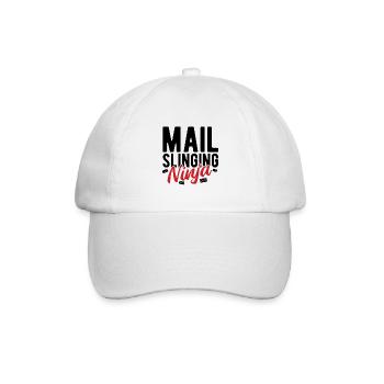 Briefträger Und Paket-Zusteller Für Postboten - Baseballkappe - Weiß/Weiß - Vorne