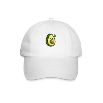 Avocado - Baseballkappe - Weiß/Weiß - Vorne