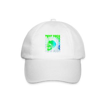Punk Rock Pogo Anarchie Punks Punk Rocker Punk - Baseballkappe - Weiß/Weiß - Vorne