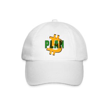 Plan B - Baseballkappe - Weiß/Weiß - Vorne