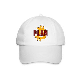 Plan B - Baseballkappe - Weiß/Weiß - Vorne