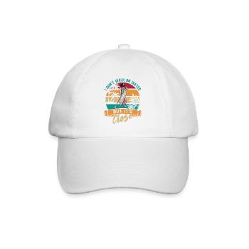 I don t walk on water but it s close - Jesus - SUP - Baseballkappe - Weiß/Weiß - Vorne